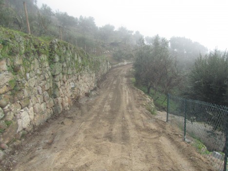 Calcetamento de caminho público - ANTES