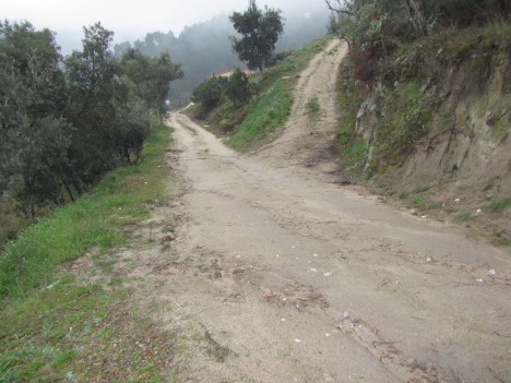 Calcetamento de caminho público - ANTES