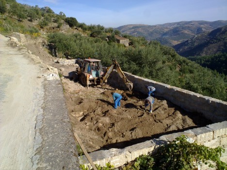 Construção do cemitério - DEPOIS