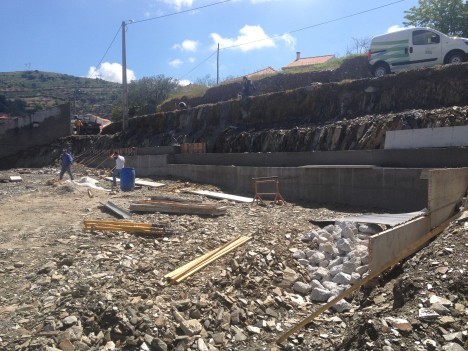 Construção do Polidesportivo - DEPOIS