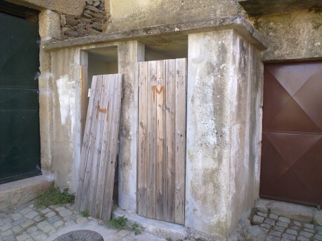 Calcetamento da rua da Fonte - ANTES