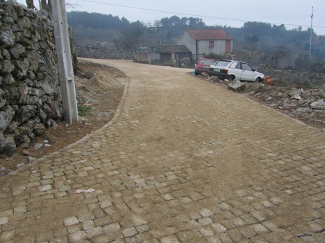 Calcetamento da rua do Carvalhal - DEPOIS