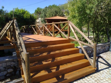 Reparação do pontão de acesso à praia fluvial - DEPOIS