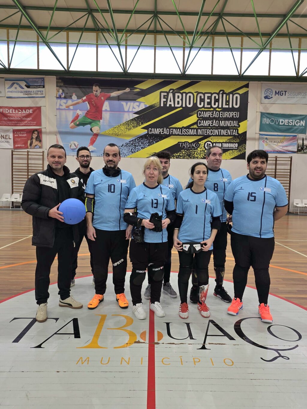 VICE-PRESIDENTE MARCA PRESENÇA NO ESTÁGIO DE GAOLBALL 